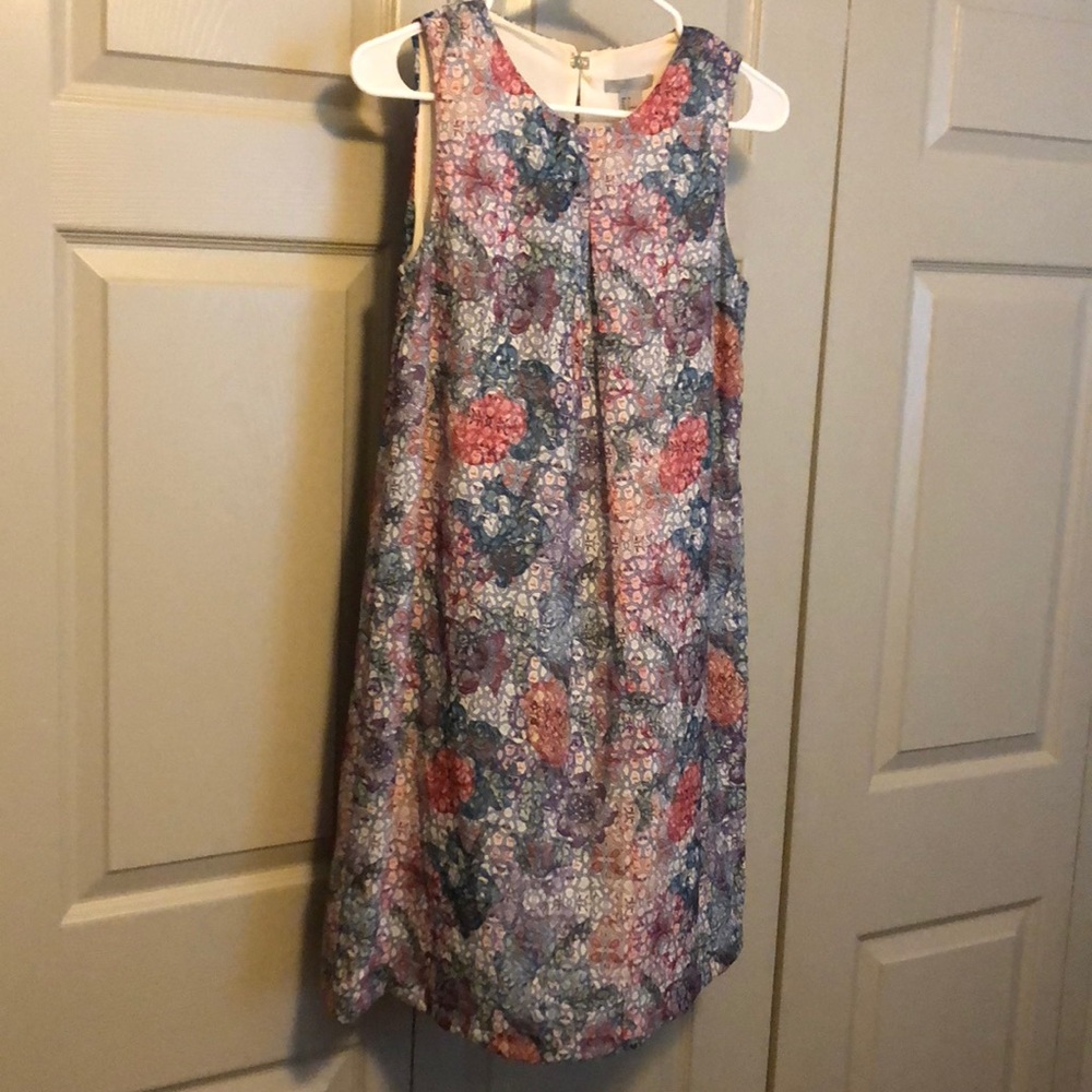 Sleeveless, Pattern Shift Dress